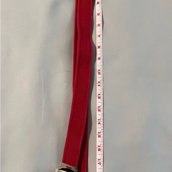 American Eagle Fabric Belt Small Red - Picture 3 of 5